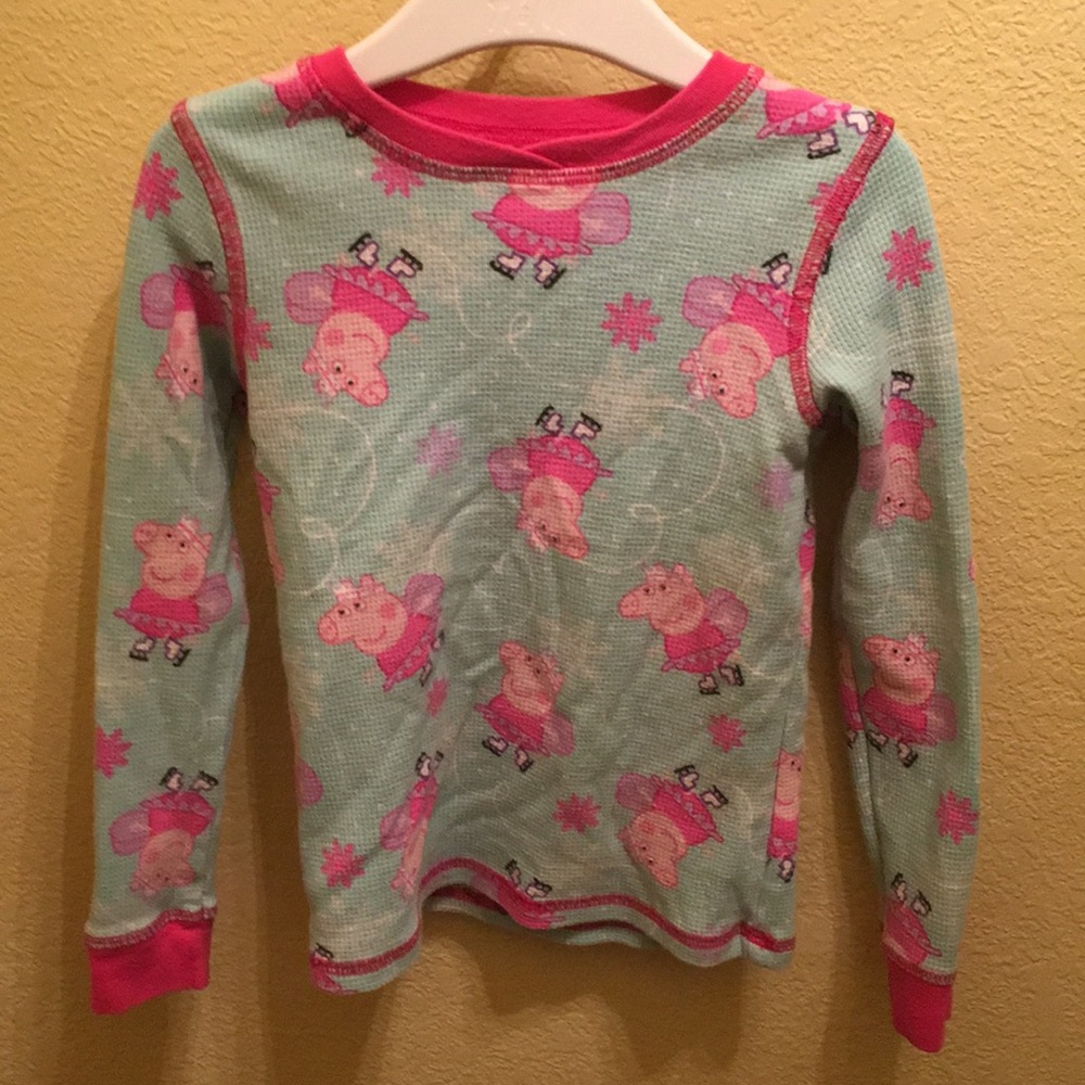 Peppa pig thermal pajamas pj set